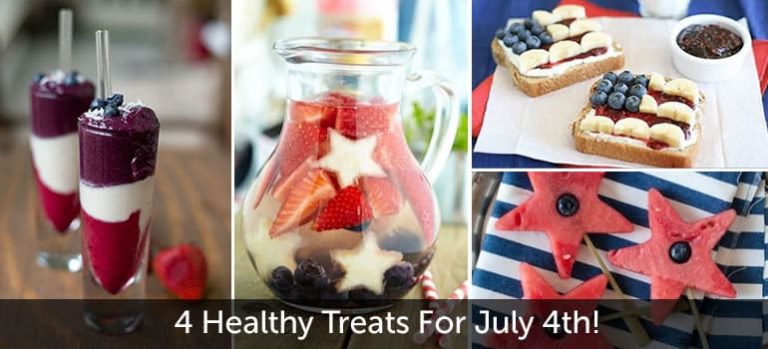¡4 delicias saludables patrióticas para el Día de la Independencia!