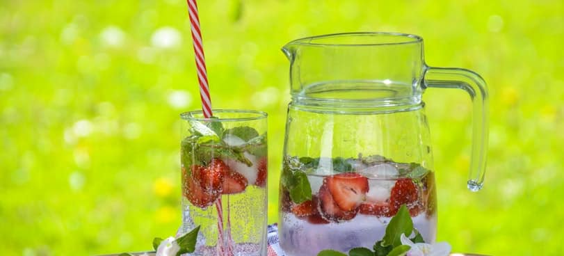 Infused water to promote hydration on phentermine