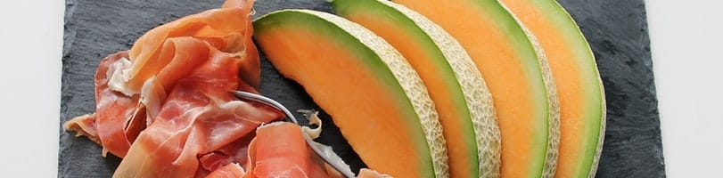 2 ingredients-melon-ham