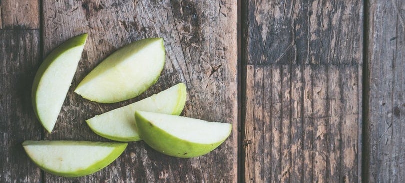 mejores opciones de comida rápida, manzana