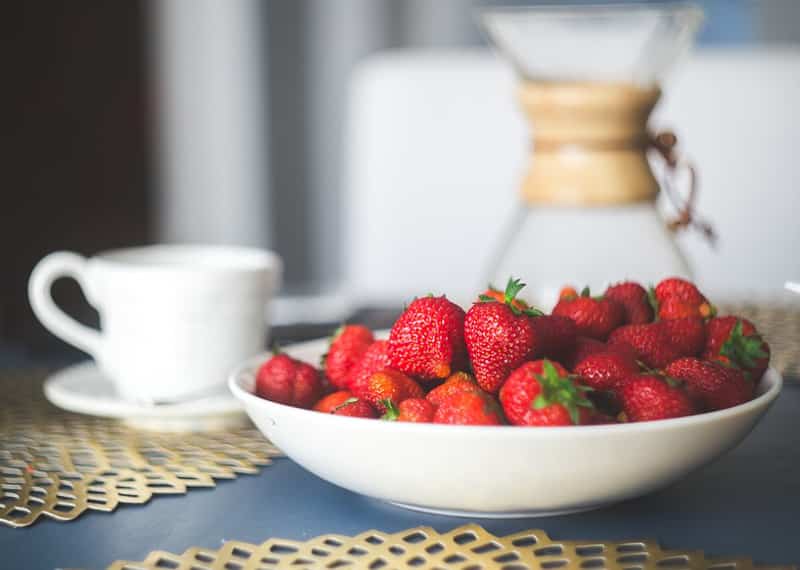 Recetas para bajar de peso de Anna fresas con yogurt congeladas