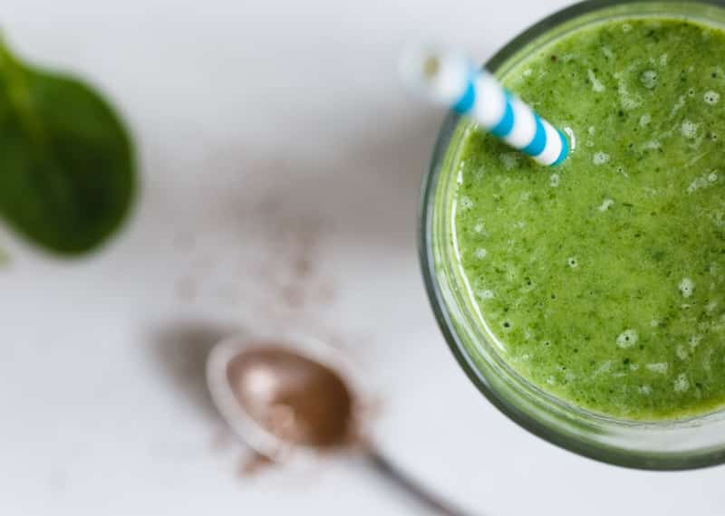 Recetas para bajar de peso de Jaime smoothie verde