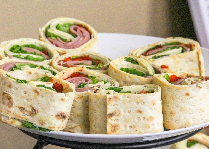 Recetas para bajar de peso de Elyssa Wrap vegetariano de hummus